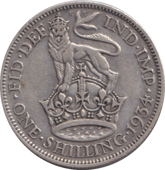 1934 SHILLING ( FINE ) - SHILLING - Cambridgeshire Coins