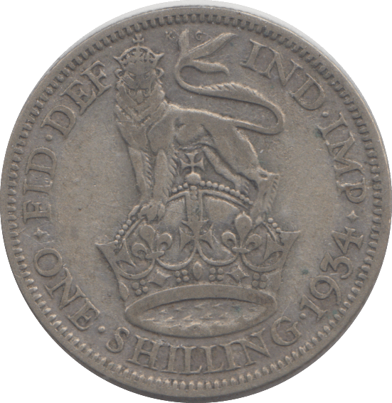 1934 SHILLING ( GF ) - SHILLING - Cambridgeshire Coins