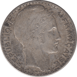 1934 SILVER 10 FRANCS FRANCE - SILVER WORLD COINS - Cambridgeshire Coins