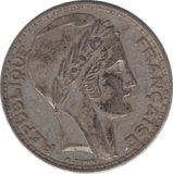 1934 SILVER 20 FRANCS FRANCE - SILVER WORLD COINS - Cambridgeshire Coins