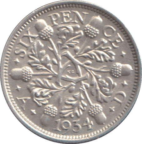 1934 SIXPENCE ( AUNC ) - SIXPENCE - Cambridgeshire Coins