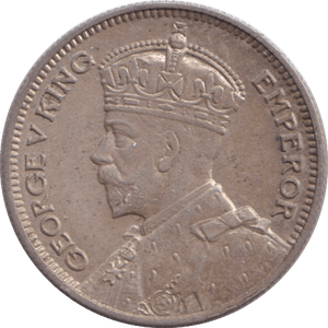 1934 SIXPENCE FIJI - WORLD COINS - Cambridgeshire Coins