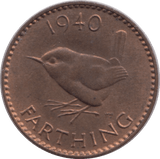19340 FARTHING ( UNC ) - Farthing - Cambridgeshire Coins