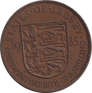 1935 1/24 SHILLING - PENNY - Cambridgeshire Coins