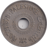 1935 20 MILS PALESTINE - WORLD COINS - Cambridgeshire Coins