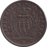1935 5 CENTS SAN MARINO - WORLD COINS - Cambridgeshire Coins