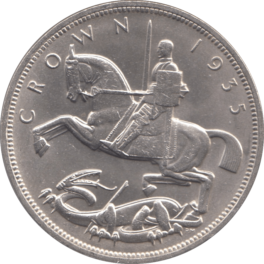 1935 CROWN ( AUNC ) - CROWN - Cambridgeshire Coins