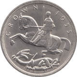 1935 CROWN ( AUNC ) - CROWN - Cambridgeshire Coins