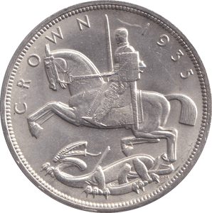 1935 CROWN ( AUNC ) - CROWN - Cambridgeshire Coins