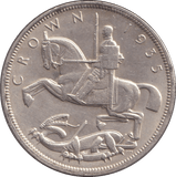 1935 CROWN ( EF ) - CROWN - Cambridgeshire Coins