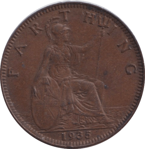 1935 FARTHING ( EF ) - FARTHING - Cambridgeshire Coins