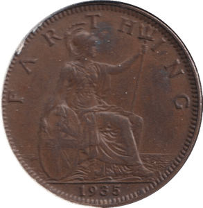 1935 FARTHING ( GVF ) - FARTHING - Cambridgeshire Coins