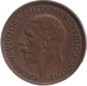 1935 FARTHING ( GVF ) - FARTHING - Cambridgeshire Coins