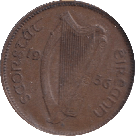1935 FARTHING IRELAND - WORLD COINS - Cambridgeshire Coins