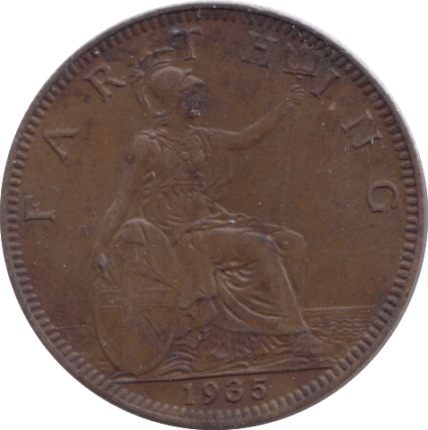 1935 FARTHING ( UNC ) - Farthing - Cambridgeshire Coins