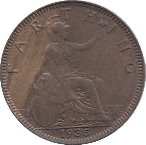 1935 FARTHING ( UNC ) - FARTHING - Cambridgeshire Coins
