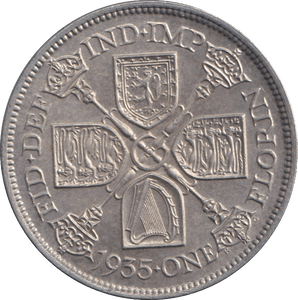 1935 FLORIN ( AUNC ) - FLORIN - Cambridgeshire Coins