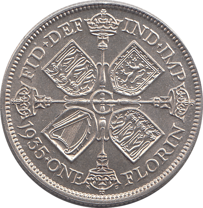 1935 FLORIN ( BU ) - FLORIN - Cambridgeshire Coins