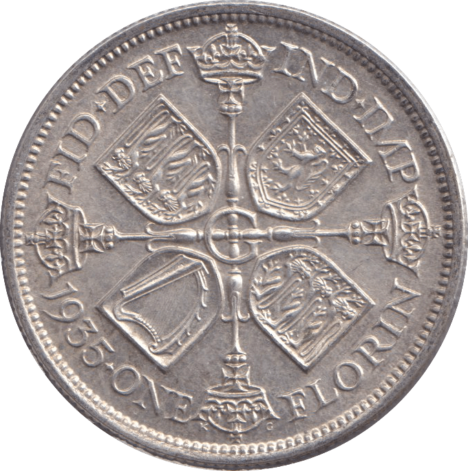 1935 FLORIN ( EF ) - FLORIN - Cambridgeshire Coins