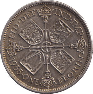 1935 FLORIN ( EF ) - FLORIN - Cambridgeshire Coins