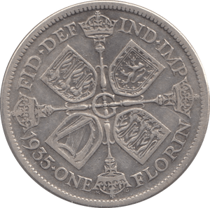 1935 FLORIN ( FINE ) - FLORIN - Cambridgeshire Coins