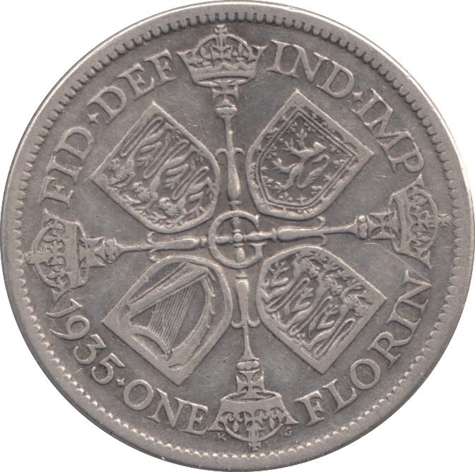 1935 FLORIN ( FINE ) - FLORIN - Cambridgeshire Coins