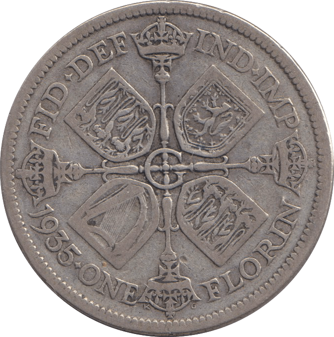 1935 FLORIN ( FINE ) - FLORIN - Cambridgeshire Coins
