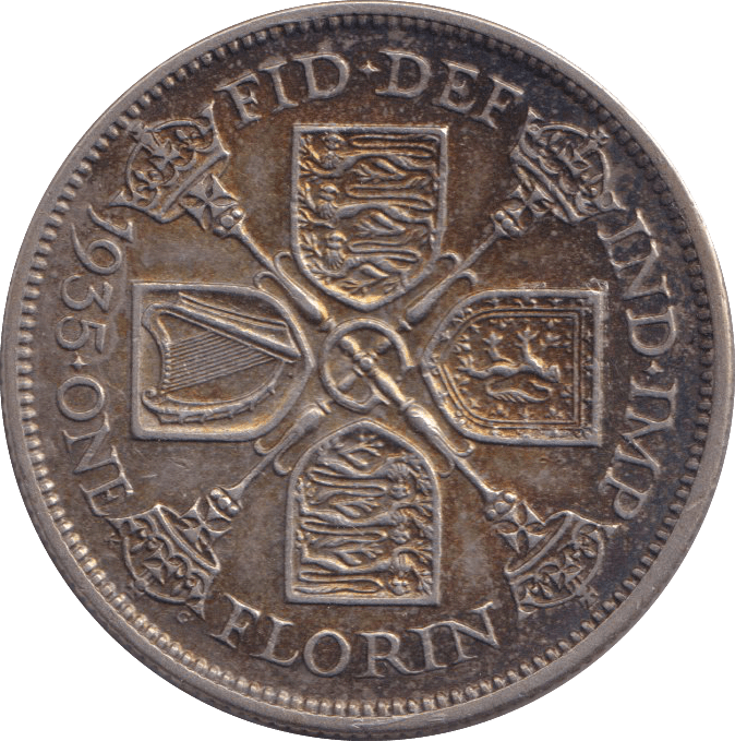 1935 FLORIN ( GVF ) - FLORIN - Cambridgeshire Coins