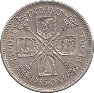 1935 FLORIN ( GVF ) - FLORIN - Cambridgeshire Coins