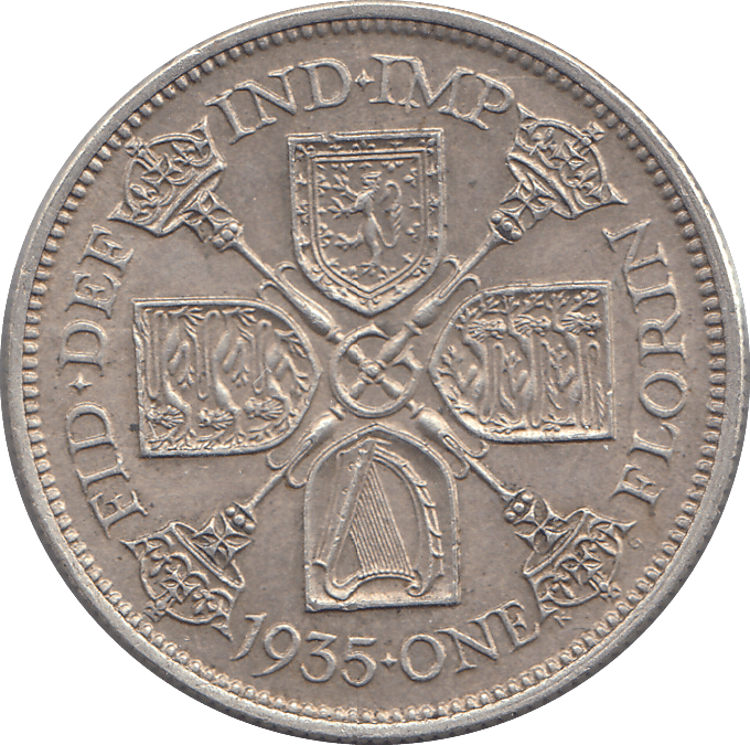 1935 FLORIN ( GVF ) - FLORIN - Cambridgeshire Coins