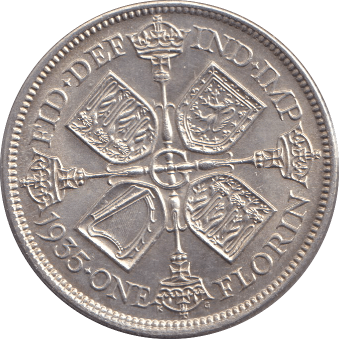 1935 FLORIN ( UNC ) - FLORIN - Cambridgeshire Coins