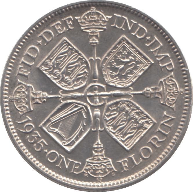 1935 FLORIN ( UNC ) - FLORIN - Cambridgeshire Coins