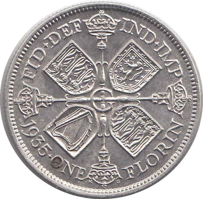 1935 FLORIN ( UNC ) - FLORIN - Cambridgeshire Coins
