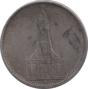 1935 GERMANY SILVER 5 MARKS - SILVER WORLD COINS - Cambridgeshire Coins