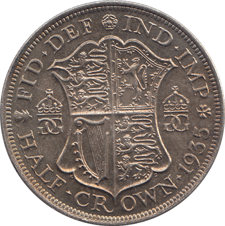 1935 HALF CROWN ( UNC ) - WORLD COINS - Cambridgeshire Coins