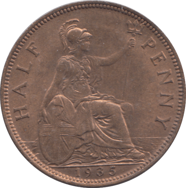 1935 HALF PENNY ( BU ) - HALFPENNY - Cambridgeshire Coins