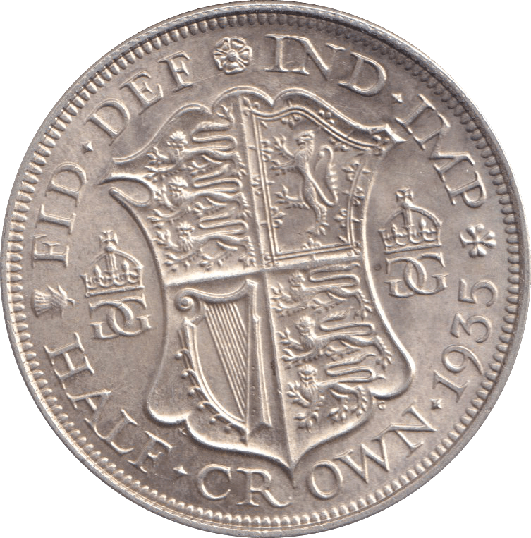 1935 HALFCROWN ( AUNC ) - HALFCROWN - Cambridgeshire Coins