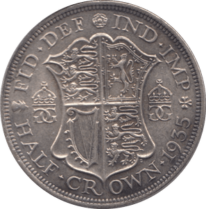 1935 HALFCROWN ( AUNC ) - Halfcrown - Cambridgeshire Coins