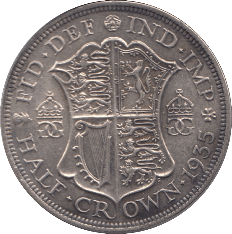 1935 HALFCROWN ( AUNC ) - Halfcrown - Cambridgeshire Coins