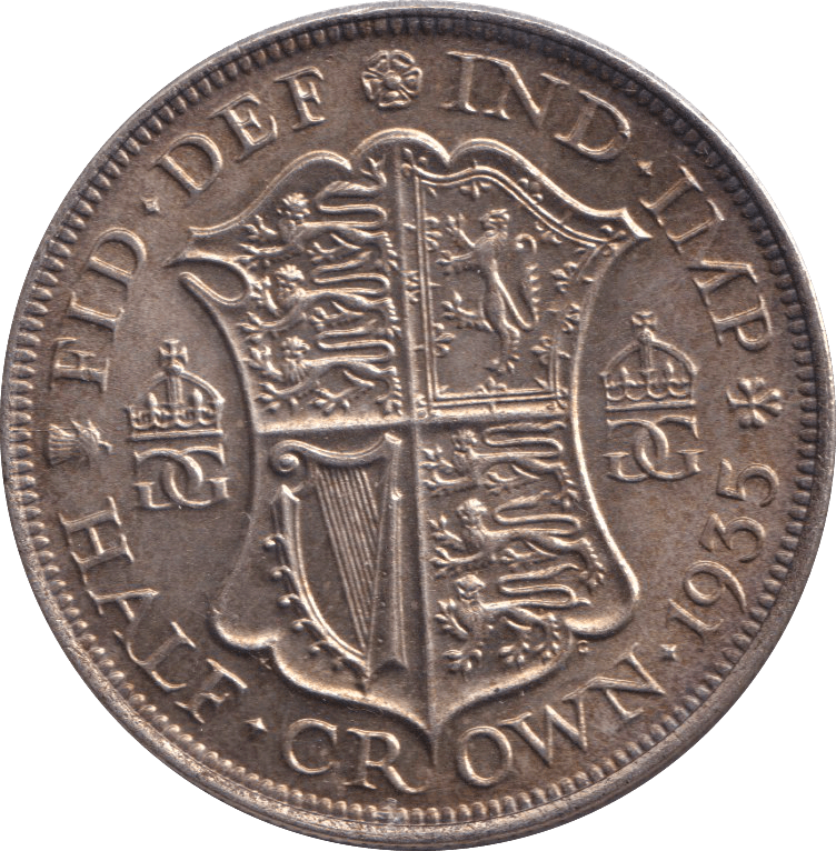 1935 HALFCROWN ( AUNC ) - HALFCROWN - Cambridgeshire Coins