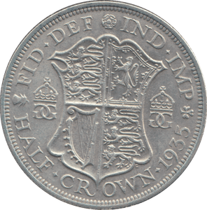 1935 HALFCROWN ( AUNC ) - HALFCROWN - Cambridgeshire Coins
