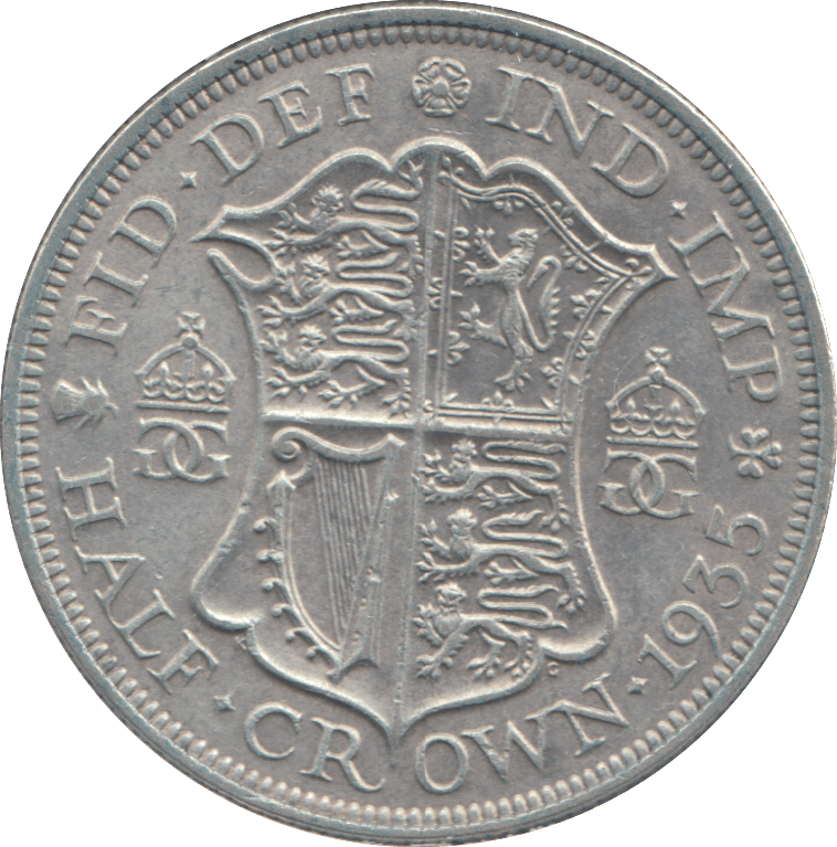 1935 HALFCROWN ( AUNC ) - HALFCROWN - Cambridgeshire Coins