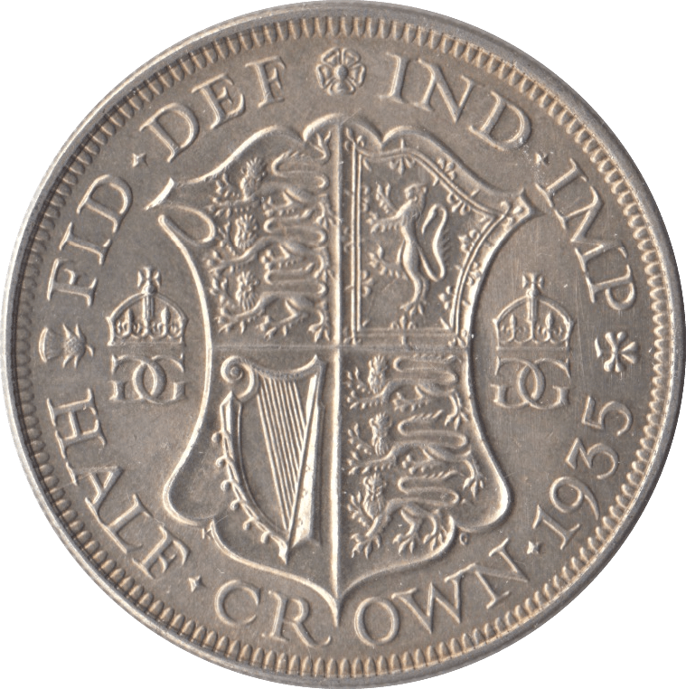 1935 HALFCROWN ( BU ) - HALFCROWN - Cambridgeshire Coins