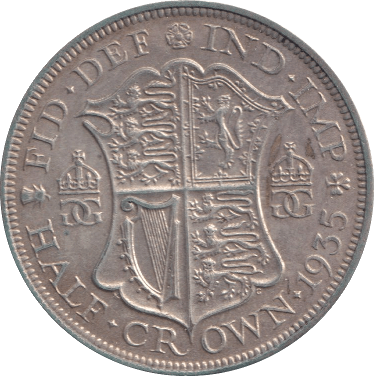 1935 HALFCROWN ( EF ) - Halfcrown - Cambridgeshire Coins