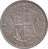 1935 HALFCROWN ( EF ) - Halfcrown - Cambridgeshire Coins