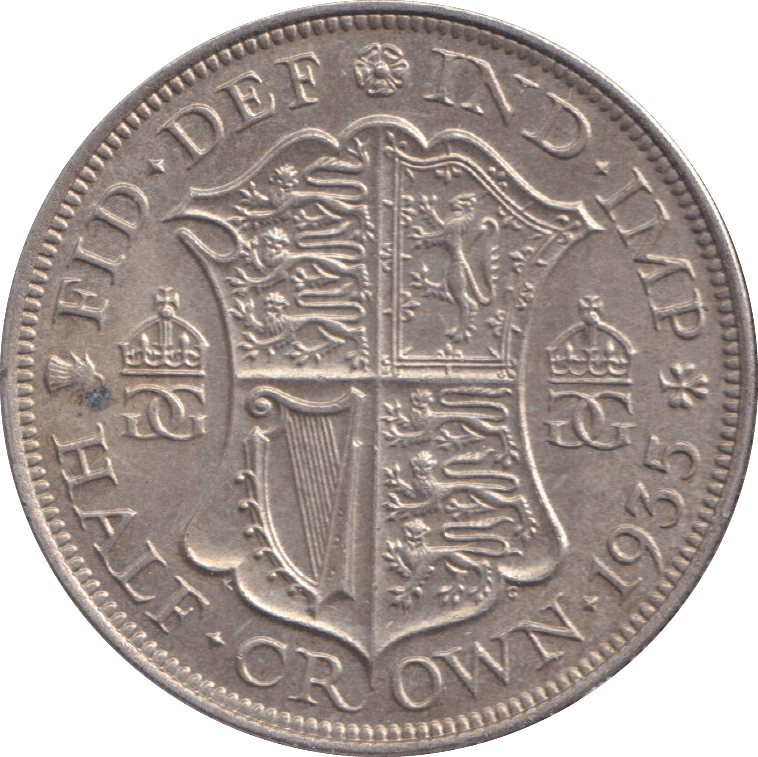 1935 HALFCROWN ( EF ) - HALFCROWN - Cambridgeshire Coins