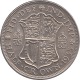 1935 HALFCROWN ( UNC ) - HALFCROWN - Cambridgeshire Coins