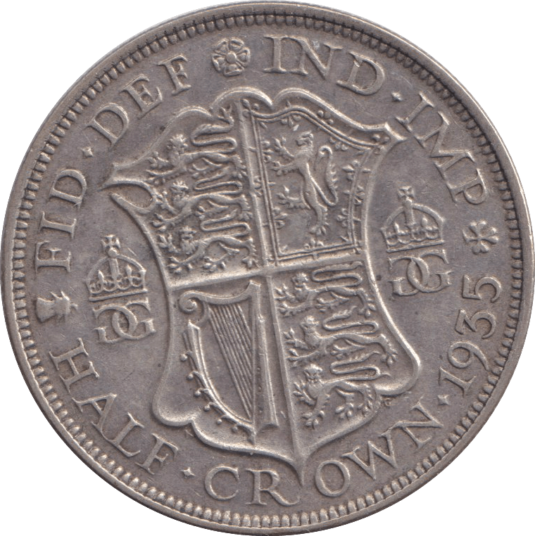 1935 HALFCROWN ( VF ) - HALFCROWN - Cambridgeshire Coins