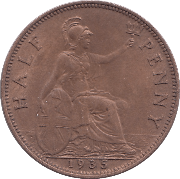 1935 HALFPENNY ( UNC ) - HALFPENNY - Cambridgeshire Coins