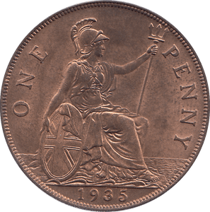 1935 PENNY ( BU ) - PENNY - Cambridgeshire Coins